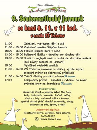 Zítra se na vás budeme těšit v Třebotově na Svatomartinském jarmarku, tak se za námi stavte na stánku. Budeme pro vás mít...
