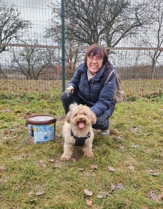 Poslední adopce roku 2025 🎉 a spokojený Qweedo i nová panička. Tak ať vám to společné štěstí vydrží ještě spoustu a...